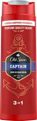 Гель-шампунь для душа мужской OLD SPICE Captain, 400мл, детальное фото