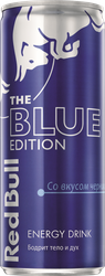 Напиток энергетический RED BULL Blue Edition со вкусом черники газированный, 0.25л, вид