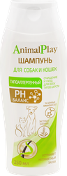 Изображение товара Шампунь для кошек и собак ANIMAL PLAY гипоаллергенный с аминокислотами и экстрактом шалфея, 250мл