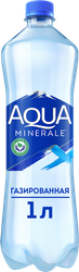 Вода питьевая AQUA MINERALE газированная, 1л, фото