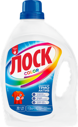 Гель для стирки цветного белья ЛОСК Color, 1.95л, вид