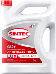Антифриз SINTEC Antifreeze luxe G12+, 5кг, детальное фото