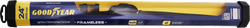 Щетка стеклоочистителя GOODYEAR Frameless бескаркасная 24/60см Арт. GY000424, крупный план