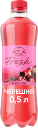Изображение товара Вода питьевая AQUA MINERALE Juicy Черешня газированная, 0.5л