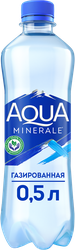 Вода питьевая AQUA MINERALE газированная вода, 0.5л, вид
