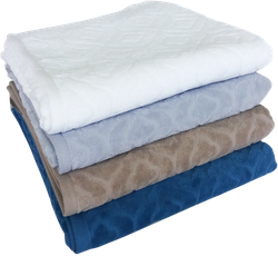 Полотенце CLEANELLY Азулежу 70x120см, бежевое, хлопок, стрижка, Арт. ПЦС-1801-3834, детальное фото