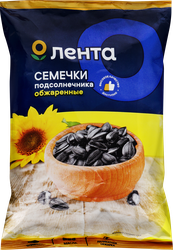 Семечки подсолнечника ЛЕНТА жареные, 300г, крупный план