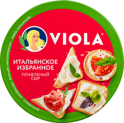 Сыр плавленый VIOLA Ассорти Итальянское избранное 45%, без змж, 130г, изображение