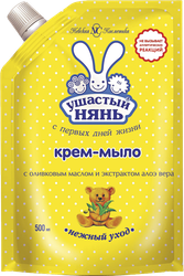 Жидкое крем-мыло детское УШАСТЫЙ НЯНЬ с алоэ, с 0 месяцев, 500мл, вид