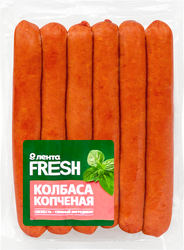 Колбаски полукопченые ЛЕНТА FRESH Дижонские, весовая, детальное фото
