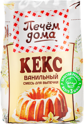 Смесь для выпечки ПЕЧЕМ ДОМА Кекс ванильный, 300г, детальное фото