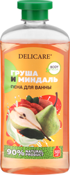 Пена для ванны DELICARE Body Fresh, Миндаль и груша, 500мл, изображение
