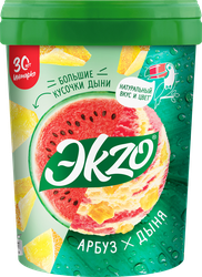 Мороженое ЭKZO Арбуз, дыня молочное, без змж, ведро, 520г, вид