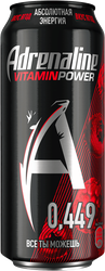 Изображение товара Напиток энергетический ADRENALINE Juicy Ягодная энергия газированный, 0.449л