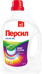 Гель для стирки цветного белья ПЕРСИЛ Color, 2.6л, крупный план