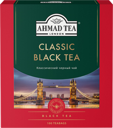 Чай черный AHMAD TEA Классический, 100х2г, крупный план