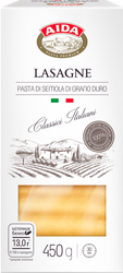 Макароны AIDA Lasagne Лазанья из твердых сортов пшеницы, 450г, детальное фото