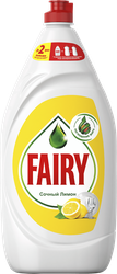 Средство для мытья посуды FAIRY Сочный лимон, 1.35л, изображение