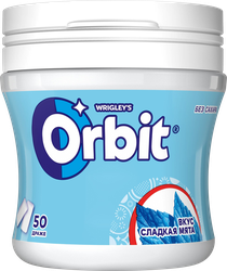 Жевательная резинка ORBIT Сладкая мята, банка, 68г, вид