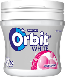Жевательная резинка ORBIT Белоснежный, банка, 68г, изображение