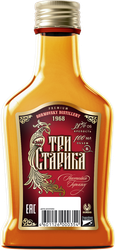Настойка ТРИ СТАРИКА 35–40% горькая, 0.1л, крупный план