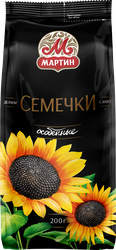 Семечки ОТ МАРТИНА Эксклюзив Особенные, отборные обжаренные без соли, 200г, вид