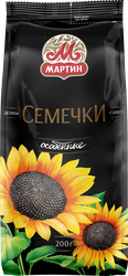 Семечки ОТ МАРТИНА Эксклюзив Особенные, отборные обжаренные без соли, 200г, фотография