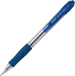Ручка шариковая PILOT Super Grip, автоматическая, 0,7мм, синий, Арт. BPGP-10R-F-L, картинка