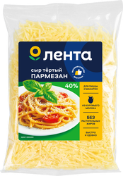 Сыр ЛЕНТА Пармезан тертый, без змж, 150г, фотография