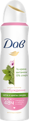Дезодорант-антиперспирант спрей женский DOVE с ароматом зеленого чая матча и цветка сакуры, 150мл, изображение