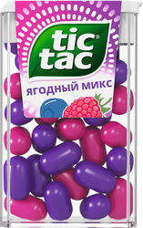 Драже TIC TAC Ягодный микс (малина, голубика), 16г, детальное фото