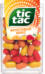 Драже TIC TAC Фруктовый микс (вишня, апельсин, маракуйя), 16г, детальное фото