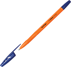 Ручка шариковая BERLINGO Tribase Orange 0,7мм, синий Арт. CBp_70910, картинка