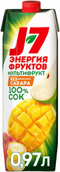 Сок J7 Мультифруктовый с мякотью, 0.97л, фотография