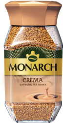 Кофе растворимый MONARCH Crema натуральный сублимированный, 95г, фото