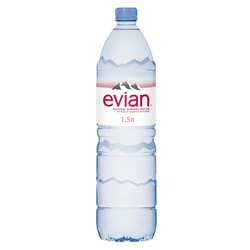 Вода минеральная EVIAN природная столовая негазированная, 1.5л, фото
