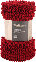 Коврик для ванной HOMECLUB Marsala 60x100см, шенил, волна, в ассортименте Арт. G005A/KY-07-60100, детальное фото