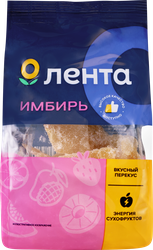 Цукаты ЛЕНТА Имбирь, 120г, крупный план