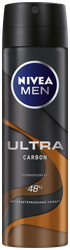 Антиперспирант-спрей мужской NIVEA Ultra carbon, 150мл, фото
