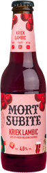 Напиток пивной светлый MORT SUBITE Kriek lambic фильтрованный 
пастеризованный, 4%, 0.25л, детальное фото