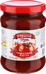 Паста томатная ПРИНЦЕССА ВКУСА, 270г, крупный план
