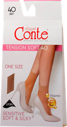 Изображение товара Носки женские CONTE Tension Soft 40 den, natural, Арт. 8С-7 СП/14С-55СП