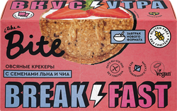 Крекеры овсяные TAKE A BITE с семенами подсолнечника, льна и чиа, 200г, изображение