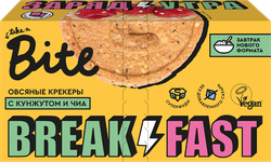 Крекеры овсяные TAKE A BITE с кунжутом и чиа, 200г, картинка