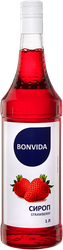 Сироп BONVIDA со вкусом Клубника, 1л, вид
