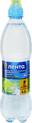 Напиток ЛЕНТА со вкусом лайма и мяты негазированный, 0.5л, вид