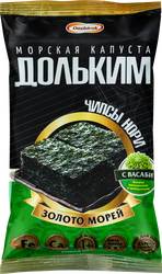 Морская капуста DOSHIRAK Доль Ким, чипсы нори с васаби, 5г, картинка