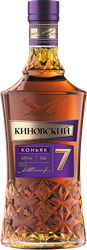 Коньяк КИНОВСКИЙ выдержанный КВ 7 лет 40%, 0.5л, детальное фото