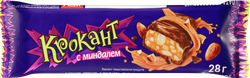 Батончик грильяжный KDV Крокант с миндалем в глазури, 28г, детальное фото