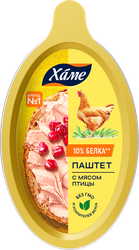 Паштет ХАМЕ с мясом птицы, 105г, изображение